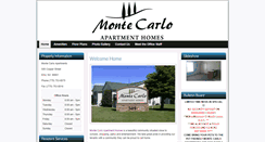 Desktop Screenshot of montecarloapartmenthomes.com